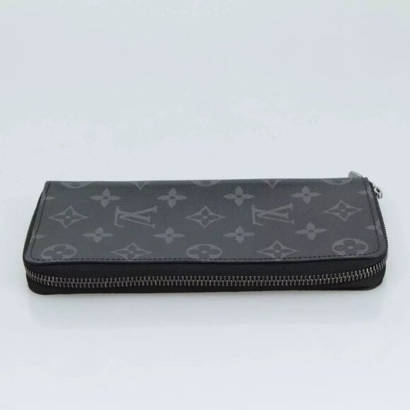 LOUIS VUITTON Monogram Eclipse Zippy Wallet Vertical Wallet - Picture 11 of 16